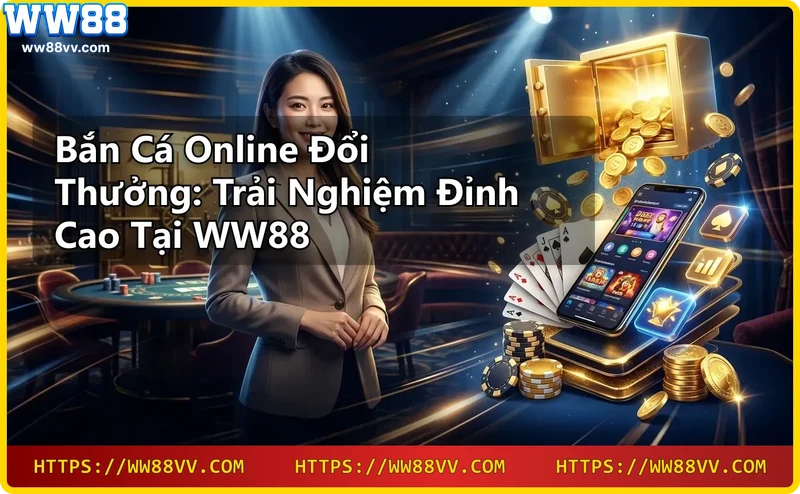 Bắn cá online tại WW88 – Đồ họa sắc nét và tỷ lệ thưởng hấp dẫn