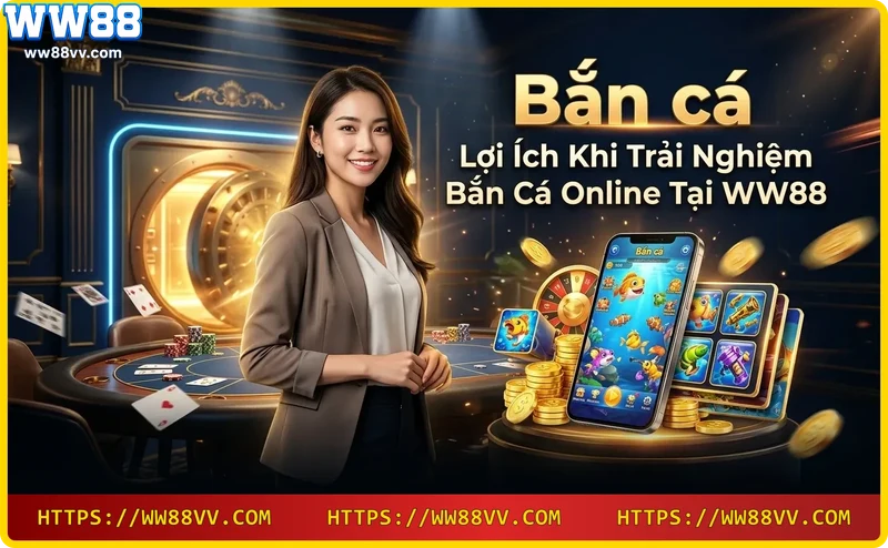 Người chơi nhận thưởng từ bắn cá online tại WW88