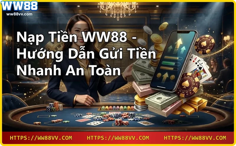 WW88 hỗ trợ nhiều phương thức nạp tiền linh hoạt